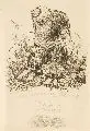 Ferdinand Staeger, Der einsame König, Radierung auf Bütten mit Wasserzeichen