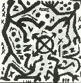 Figurenkomposition. Ohne Jahr by A. R. Penck, Farbserigraphie in Schwarz und Grau auf festem Papier, offered Mar 2009