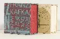 Peter Wagler, Für Kafka, Leporellos mit Radierungen und Buchdruck, auf Pappe aufgezogen, mit Leinenverbindung. "Für Kafka" mit 15 Radierungen, im Einband in Blei signiert "Peter Wagler"