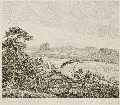 Ludwig Schmidt, Ansicht von der Höhe der Bärensteine in der Sächs. Schweiz, Kupferstich, nach einer Zeichnung von R