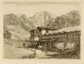 Georg Jahn, (zugeschr.), Der hohe Göll. Wohl 1920er Jahre
