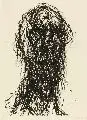 Max Uhlig, Männerkopf, Lithographie auf Bütten
