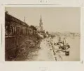 Hermann Krone, Dresden. Appareille von der Terrasse, Um 1870, Albuminabzug