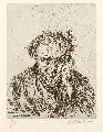 Ludwig Meidner, Porträt Eugen Klöpfer in Molière (I) (Eugen Klöpfer V)