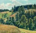 Artur Henne, Im Hennesbacher Grund, Wohl 1928, Öl auf Leinwand