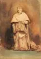 Nathanael Schmitt, Cardinale. Rom, 1874, Aquarell