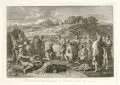 Benoît d. J. Audran, Venit Jesus ad Joannem ut Baptizaretur ab eo, Kupferstich