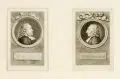 Daniel Nicolaus Chodowiecki, Bildnis von Wilhelm Abraham Teller und des Predigers Fried. Germ. Lüdke. 1775/ 1780, Kupferstiche
