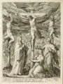 Crispijn de Passe d. Ä., Kreuzigung Christi, Um 1600, Kupferstich