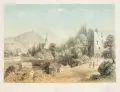 Albert Henry Payne, Tharand., Um 1840, Aquatintaradierung