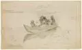 Ludwig Willroider, Ruderpartie. 2. H. 19. Jh