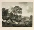 Johann Wölfle, Der Morgen, Lithographie