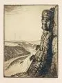 Berthold Hellingrath, Sächsische Schweiz. 1. H. 20. Jh, Radierung