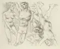 Wolfgang Peuker, Die Düne, 1995, Lithographie