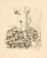Max Slevogt, Auerbachs Keller, Um 1910, Federlithographie auf Bütten
