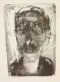 Johannes Heisig, Erwachen, 1981, Lithographie