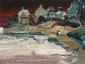 Richard Pusch, Schloss Pillnitz an der Elbe, 1982, Collage