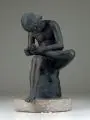Ferdinando de Luca, Dornauszieher, Vor 1905, Bronze, schwarzbraun patiniert