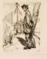 Hans Baluschek, Strolch, 1923, Lithographie