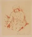 Eugen Hamm, Junge Frau mit Haube. Ohne Jahr, Lithographie