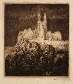 Der Burgberg zu Meißen. 1920er Jahre by Hans Rudolph Hentschel, Radierung, offered Mar 2008