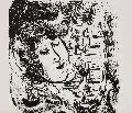 Marc Chagall, Träumende. Ohne Jahr, Lithographie