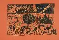 Wolfgang Smy, Empfang, 1984, Farbsiebdruck
