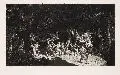 Max Klinger, Simplicissimus unter den Soldaten, 1881, Radierung