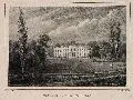 Charles Étienne Pierre Motte, Chateau de Champlatreux, Lithographie nach einer Zeichnung von Asselineau