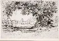 Walter Conz, Heuernte, Um 1920, Kaltnadelradierung
