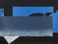 Helmut Gebhardt, Räumliche Komposition II, 1986, Linolschnitt auf schwarzem Papier