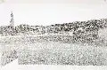 Helmut Gebhardt, Augustusbrücke in Dresden, 1984, Monotypie (?)