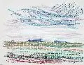 Werner Haselhuhn, Weite Landschaft. Ohne Jahr