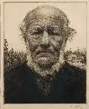 Georg Jahn, Portrait eines Gebirgsbauern (frontal)