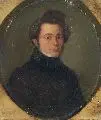 Joseph Günther, Porträt eines jungen Mannes, 1825, Öl auf Leinwand