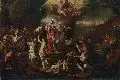 Anchises zeigt dem Aeneas in den seligen Gefilden die zukünftige Roma by Johann Heinrich Schönfeld, Um 1660, Öl auf Leinwand, offered Sep 2007