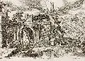 Philip (Philips) Galle, Villae Hadriani prospectus, Kupferstich nach Hendrick III van Cleve (1524 - 1589)