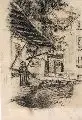 Willhart Muck, Straßenszene, 1932, Kohlezeichnung