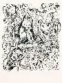 Richard Seewald, Urwaldszene, 1920, Lithographie