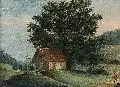 Julius Köckert, Landschaft, 1868, Öl auf Leinwand