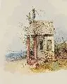 Carl Julius von Leypold, Judenburg, 1860, Farbige Tuschezeichnung