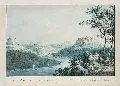 Johann Carl August Richter, Ansicht der Festung Königstein und Lilienstein