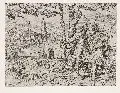 Maarten van Heemskerck, Mythologische Szene mit Hirten, Kupferstich