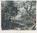 Matthias Gottfried Eichler, Un paysage vu en soleil couchant, Um 1810, Kolorierter Kupferstich