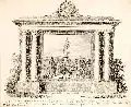 Daniel Nicolaus Chodowiecki, Die ökonomische Trophäe von Labes, 1770, Radierung auf Bütten