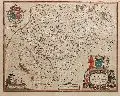 Damien de Templeux, L'Isle de France, Um 1680, Kolorierter Kupferstich