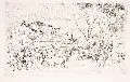 Rudolf Großmann, Jahrmarkt, Um 1919, Radierung auf Van-Gelder-Zonen-Bütten