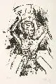 Karl Hofer, Auferstehung II, Um 1948, Lithographie