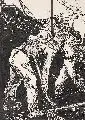 Paul Horst-Schulze, Arbeiter, Um 1920, Federzeichnung in Tusche