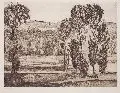 Otto Limmer, Mainlandschaft, 1921, Radierung in Braun In der Platte monogrammiert und datiert o.re